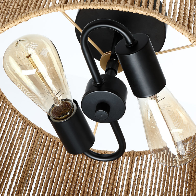 Semi Flush Mount, Natural