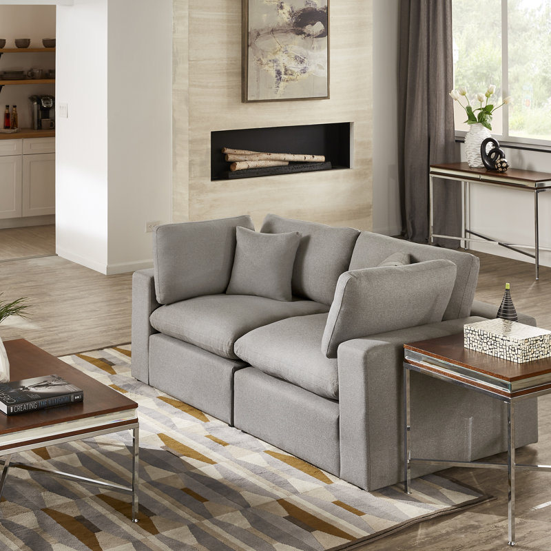 Bania Upholstered 80'' Loveseat