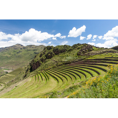 Inca Settlement, Peru by AVisconti - Wrapped Canvas Print