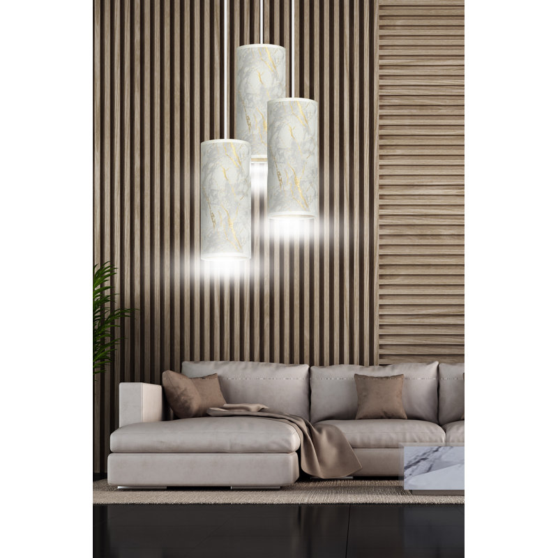 Sutter 3 - Light Cluster Pendant, White