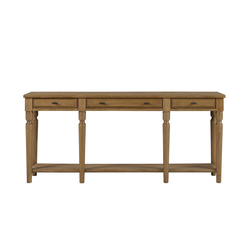 Console Table - Almond, Oak