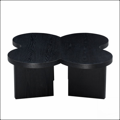 Table basse moderne en panneau de fibres à densité moyenne Butterfly, idéale pour les salons, les chambres à coucher et les bureaux
