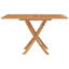  Folding Garden Table 110x110x75 cm Solid Wood Teak