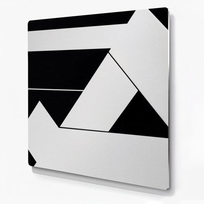 Minimalism 73 Grey Metal Wall Art