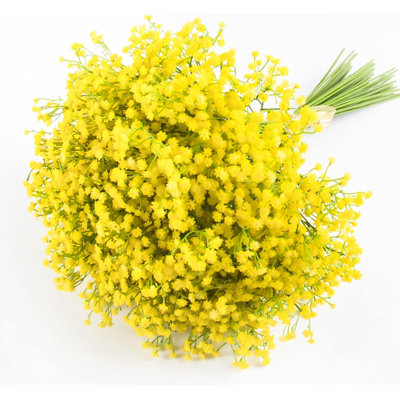 35 PCS Babys Breath Artificial Flowers, Fake Gypsophila for Wedding,Baby Breath Flowers Artificial Bulk, Real Touch Fake Flowers, Faux Babies Breath Gypsophila for Wedding Home Decor Floral Arrangement