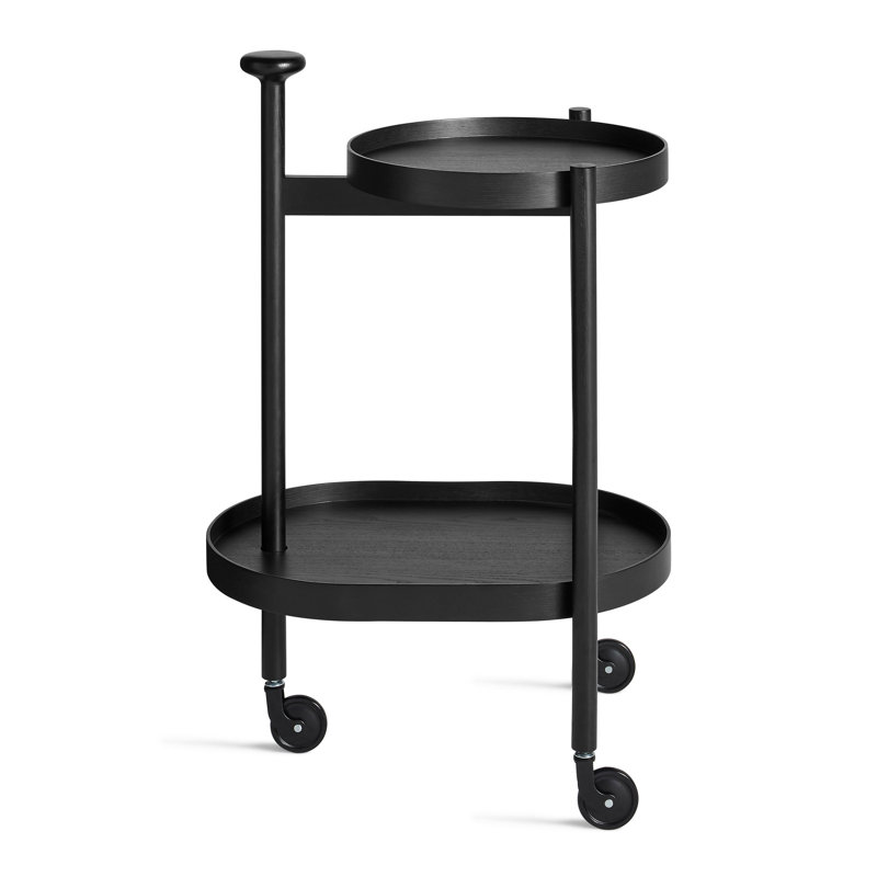 Chariot Posebar, Noir sur gris cendré