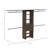 Kohn Plego Closet Organization System, with Open & Closed Storage, 69"/118" Width, Dark Walnut