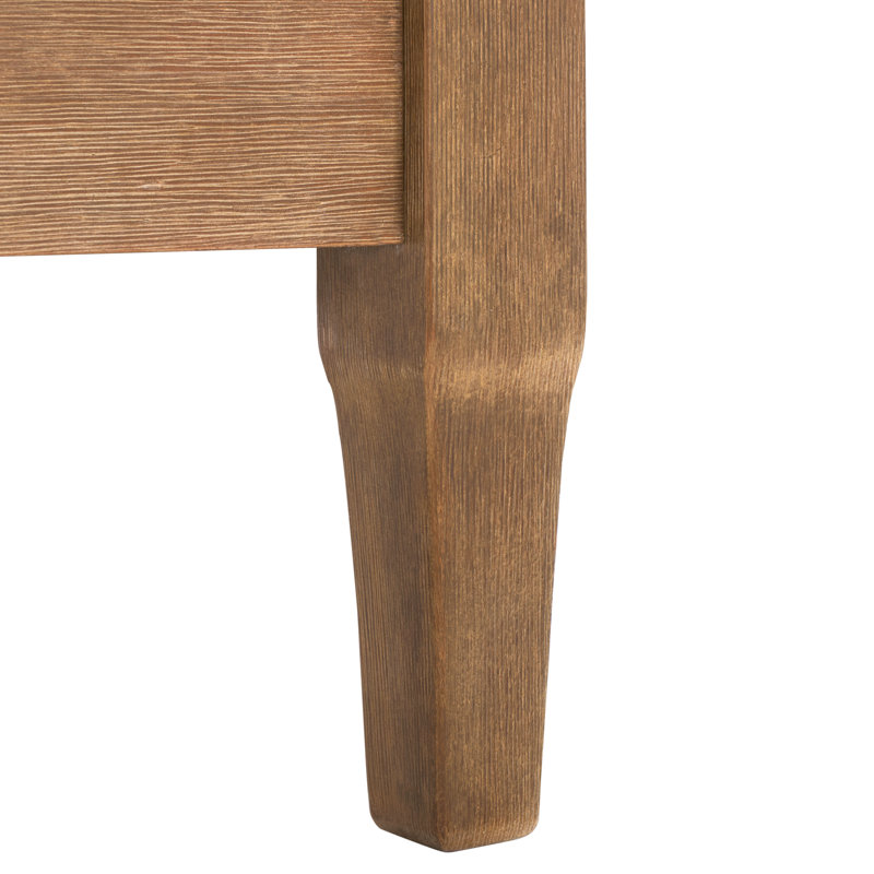 Causeuse avec coussins Samya, Naturel / brun foncé