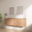 Base de meuble-lavabo double 60 po Lavenia