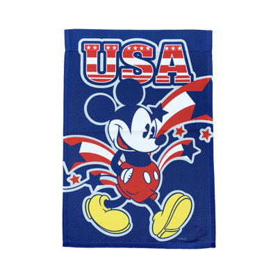 Drapeau de jardin Disney Mickey Mouse 12 po x 18 po
