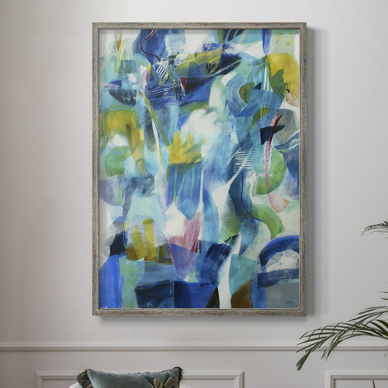 Green Passage Framed Print - Solid Wood