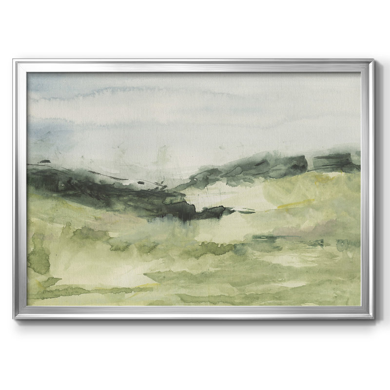 Hill Scramble II - Toile tendue avec châssis encadrée - 2759229, Argent, H 14 po x l 20 po x P 1,5 po