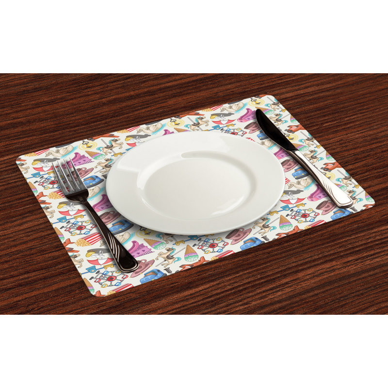 Polyester Food & Drink Rectangle Placemat