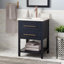 Ensemble de meuble-lavabo simple 24 po avec lavabo encastré rectangulaire Robertson-75246830-75246831-75246828