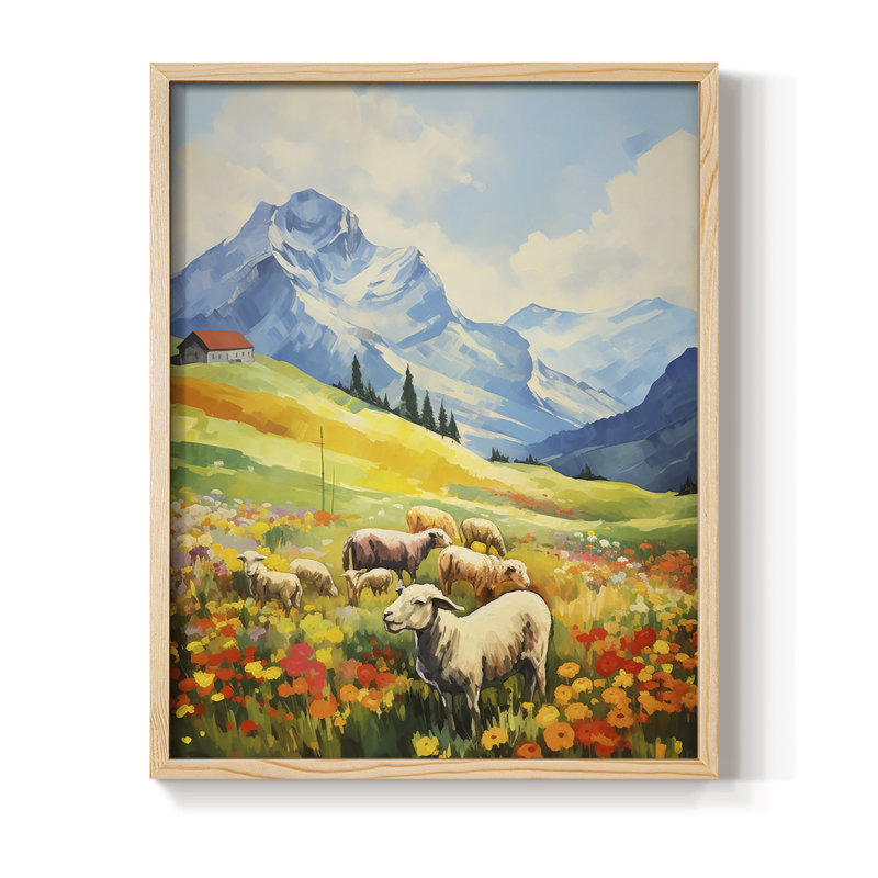 LANDSCAPES Series CCXL, reproduction encadrée - bois massif, H 15 po x l 12 po