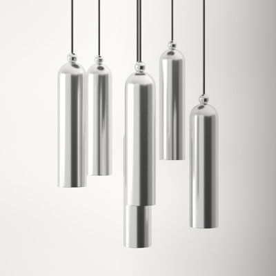 Harly 6 Light Metal Dimmable Pendant
