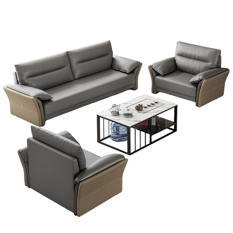 Light luxury sofa tea table combination