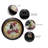 Howa Round Plastic Wall Clock 12 Inches