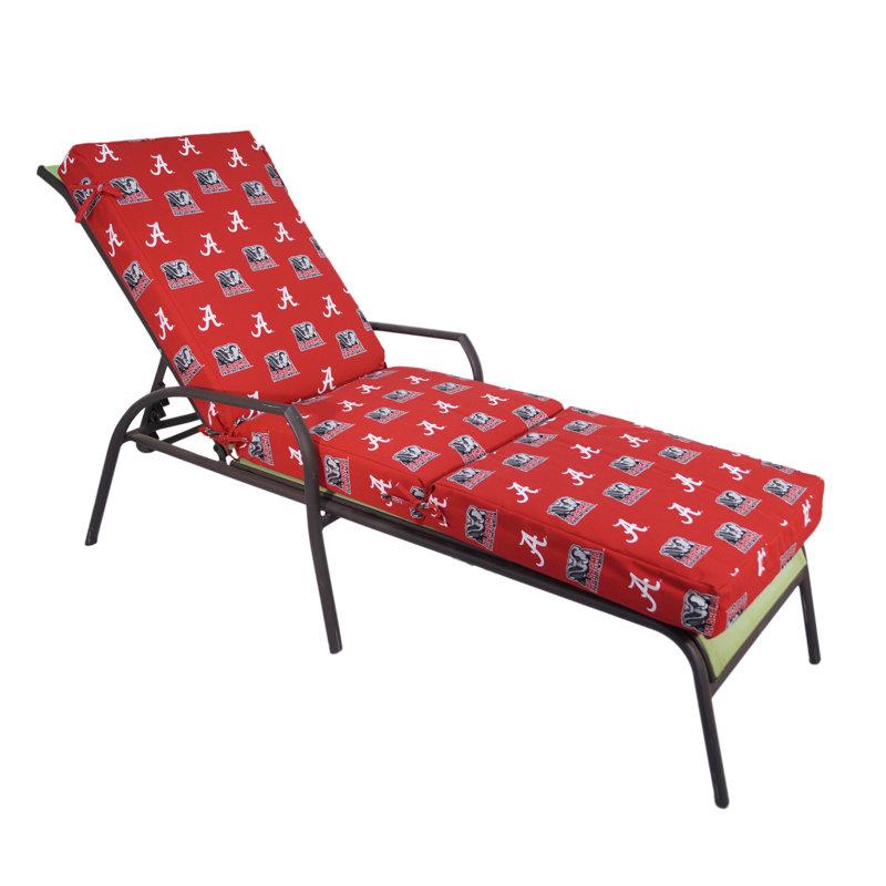 Coussin de salon méridienne intérieur/extérieur alabama NCAA