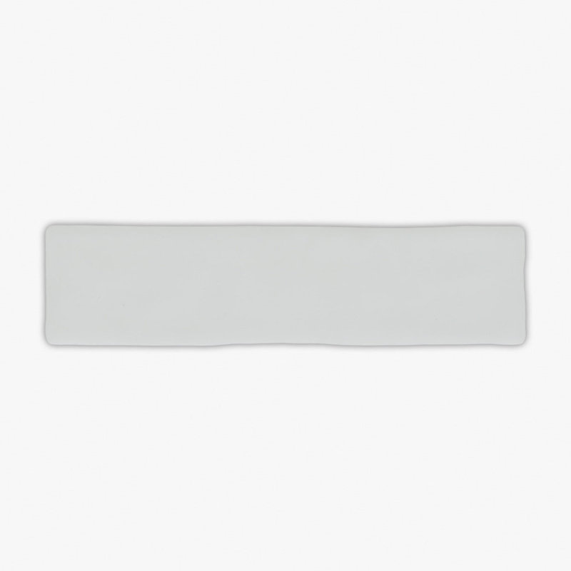 Carreau de mur et de sol en porcelaine 3 po x 12 po, Blanco mat