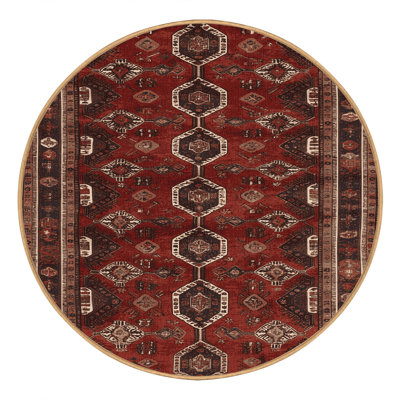 Machine Washable Turkish Brown Area Rug