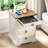 3 -Drawer Nightstand with 1 - Hidden Drawer-825579007