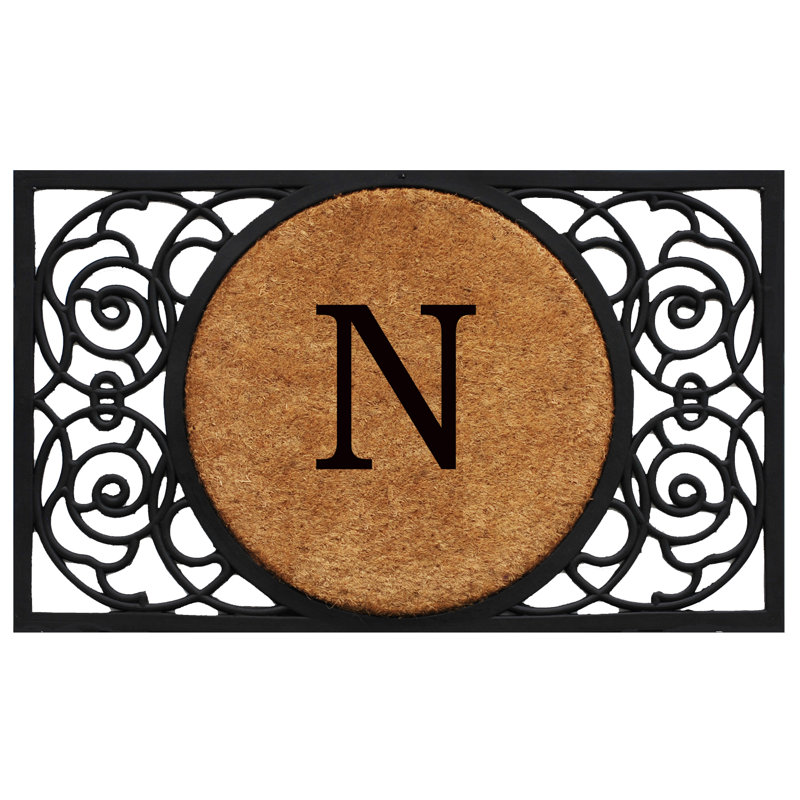 Cermenho Non-Slip Outdoor Doormat, N, Rectangle 18" x 30"