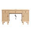 Bureau de direction moderne en rotin naturel Boho 58 "-788841910