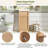 16" Bathroom Single Vanity with Resin Sink, Soft-Close Cabinet and Plastic Shelf