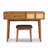 43.3" Classic Wood Makeup Makeup Vanity  Set With Flip-Top Mirror And Stool, Dressing Table (Makeup Vanity) With 3 Drawers And Storage Space, Brown