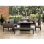 Munisah 8 - Person Patio Dining Set Rectangular Table with Cushions Included-2049965255