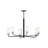 Mack Chandelier with Layered Glass Shades-127380315-131120715