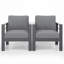 2 Piece Patio Aluminum Chair-88439954
