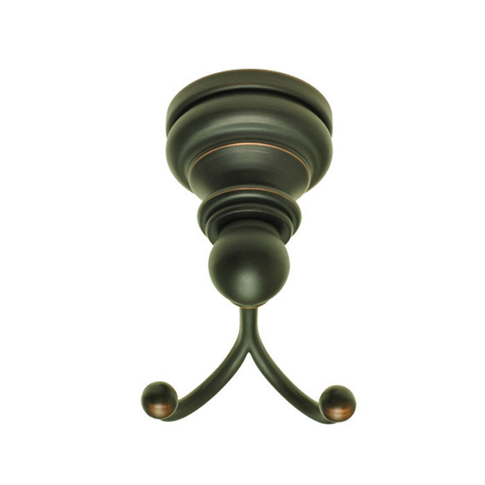 Ocean Beach Wall Mounted Robe Hook, Dark Bronze