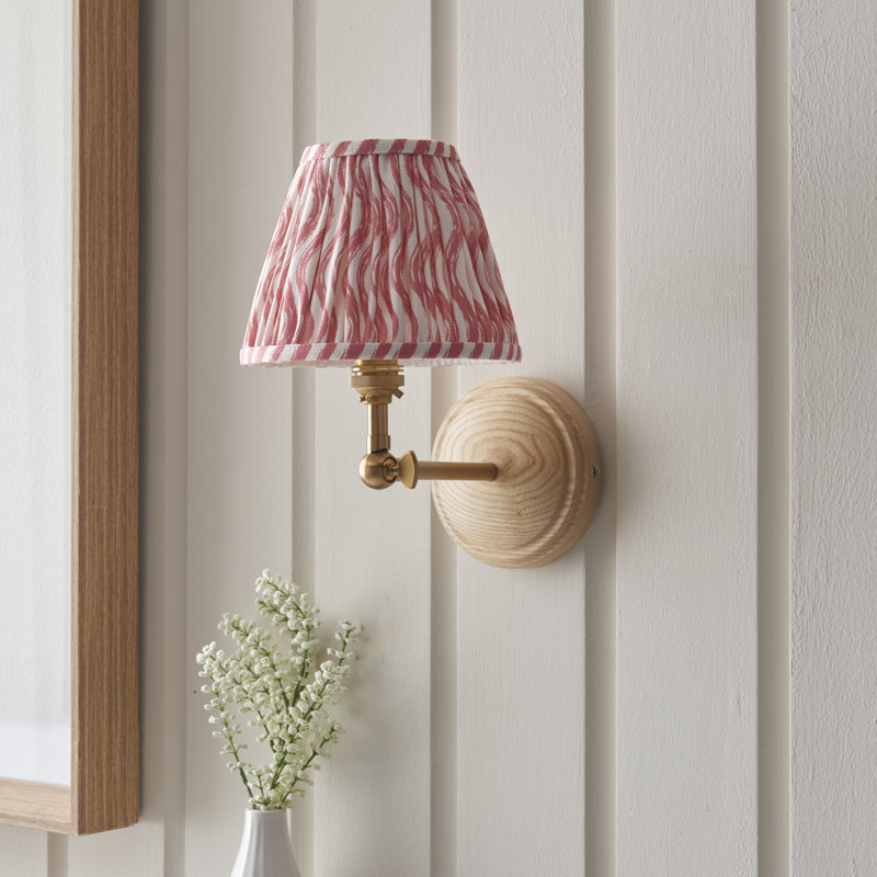 Wood Wing Armed Sconce