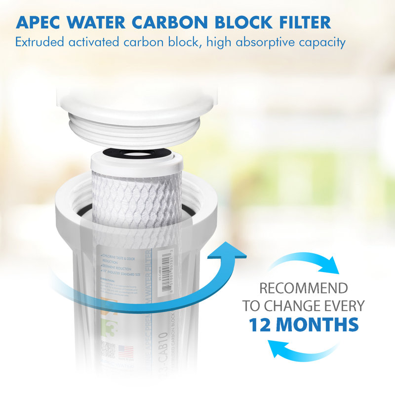 Filtre de rechange pour lavabo double sous-comptoir Apec Water