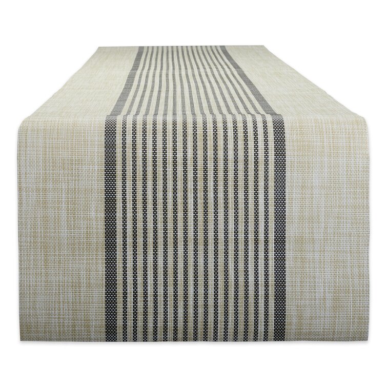 Kysorville Rectangle Striped Plastic / Acrylic Tablecloth