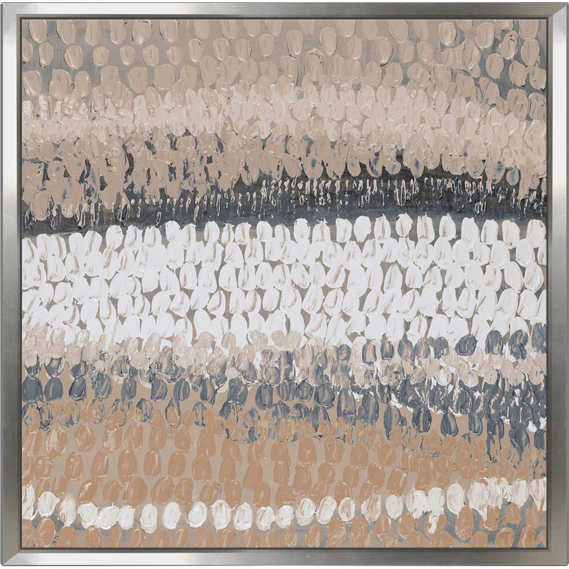 « modern harvest abstract ii », reproduction de peinture à l’acrylique sur toile, H 39,5 po x l 39,5 po x P 2 po