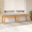 Banc de jardin en bois de teck massif