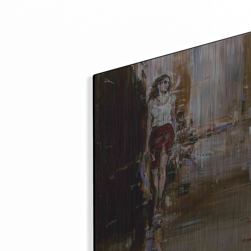 «Down Town» par Oscar Alvarez Pardo, H 16 po x l 12 po