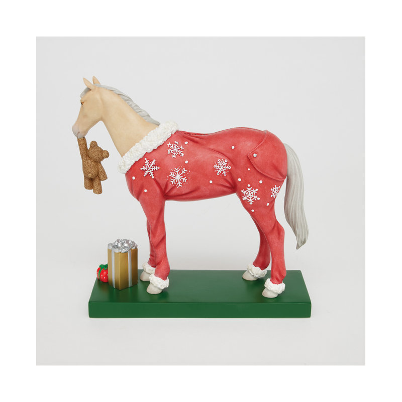 Sentier de poneys peints, figurine de pyjama de Noël