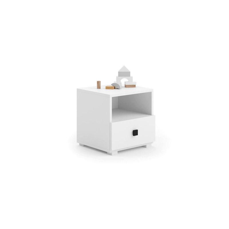 Helgeson 40cm W Manufactured Wood Bedside Table