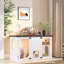 Meuble à litière multifonctionnel pour chat avec porte en acrylique, modes de verrouillage intelligents, veilleuse à DEL, poteau à griffes et plateformes de rangement - Armoire pour chat élégante