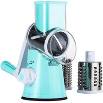 1 Piece Green Multifunctional Vegetable Cutter Hand Rocking Tube Vegetable  Cutter Slicer Kitchen Artifact Potato Shredded Grater