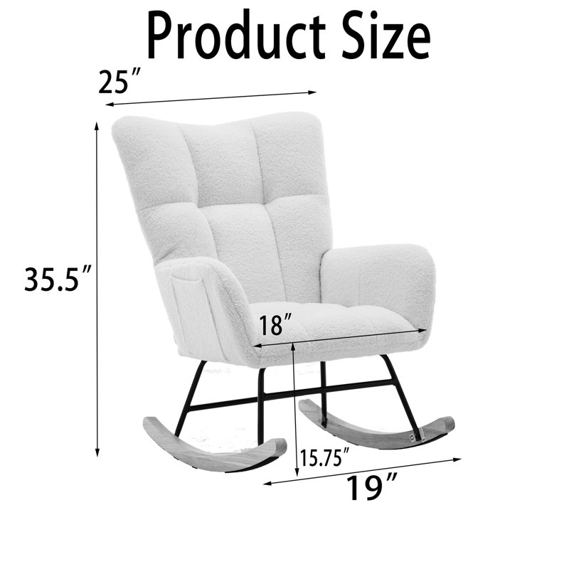 Chaise berçante pour la maison, Vert