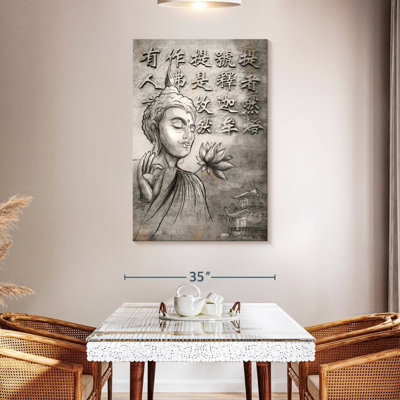 «Buddhist Family Anchor», citation sur toile