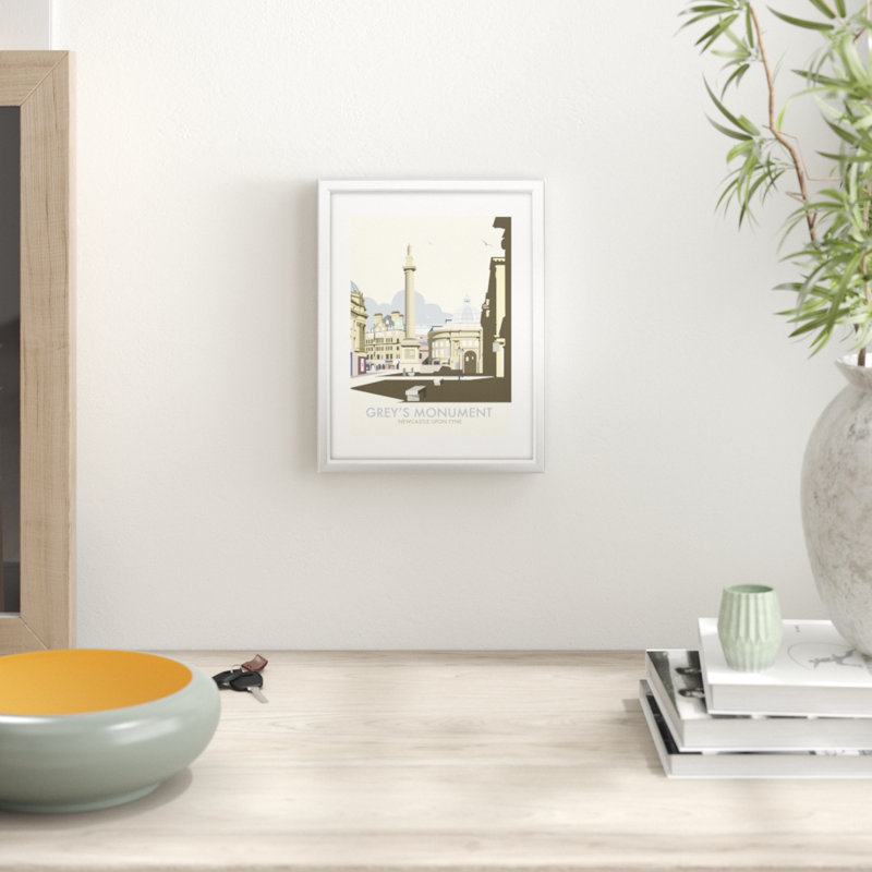 Dave Thompson - Single Picture Frame Print, White