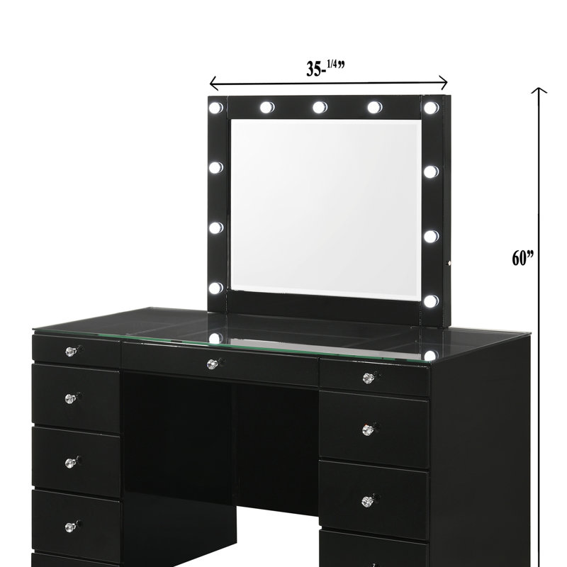 Meuble-lavabo 1 pièce 1 pièce Glam