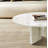 Exquisite Natural Marble Coffee Table Set for Living Room, Enhancing Home Decor