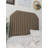 Cullompt Brown Boho Caramel College Dorm Twin XL Headboard with Hook & Loop Fastener